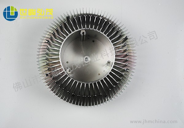 CNC數控車散熱器深加工鋁型材